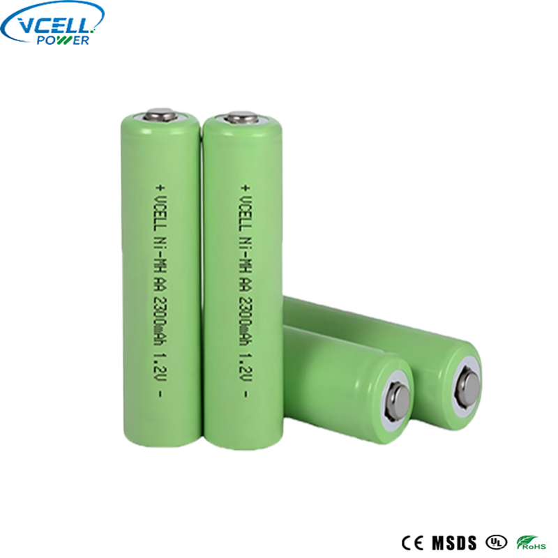 1.2V 2300mAh AA Rechargeable NiMH Battery