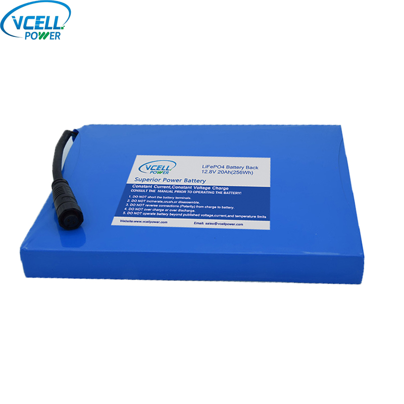 12.8V 20Ah Rechargeable LiFePO4 Battery
