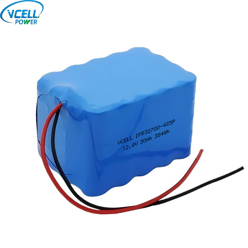 12.8V 30Ah Rechargeable LiFePO4 Battery