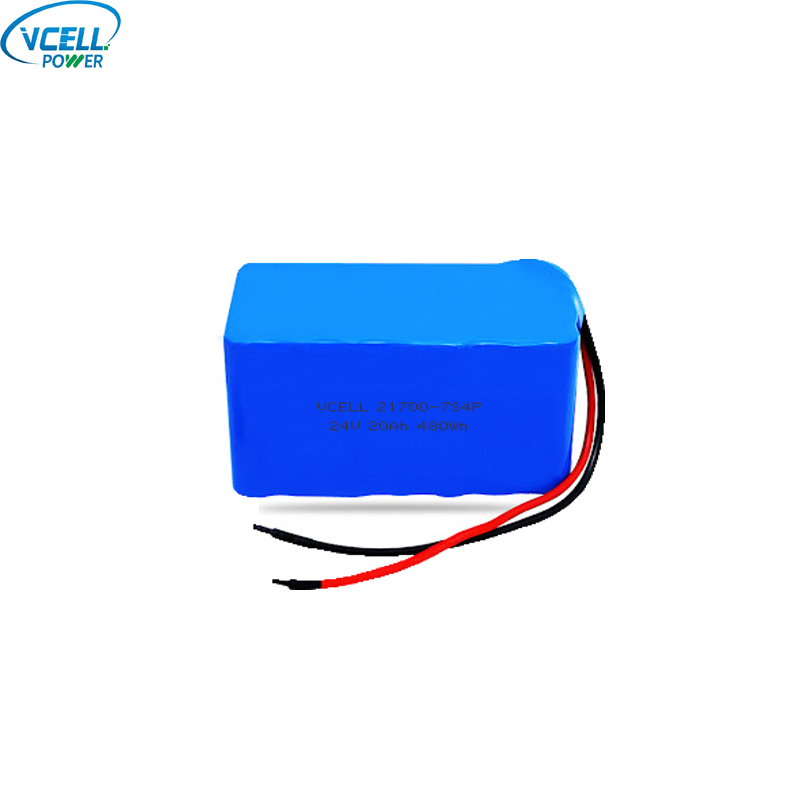 24V 20Ah 21700 7S4P Li Ion Battery Pack