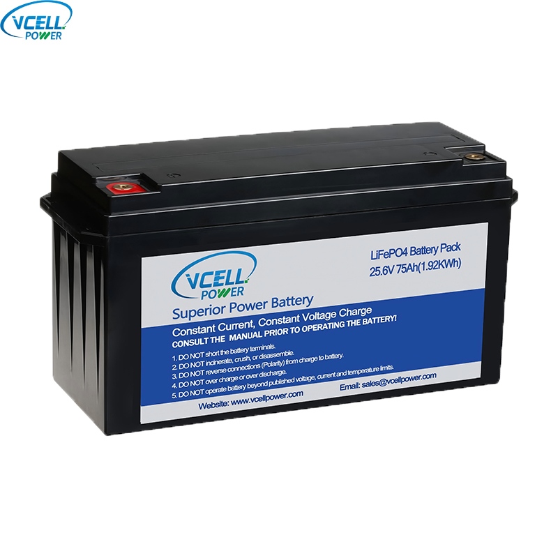 24V 75Ah Deep Cycle LiFePO4 Battery