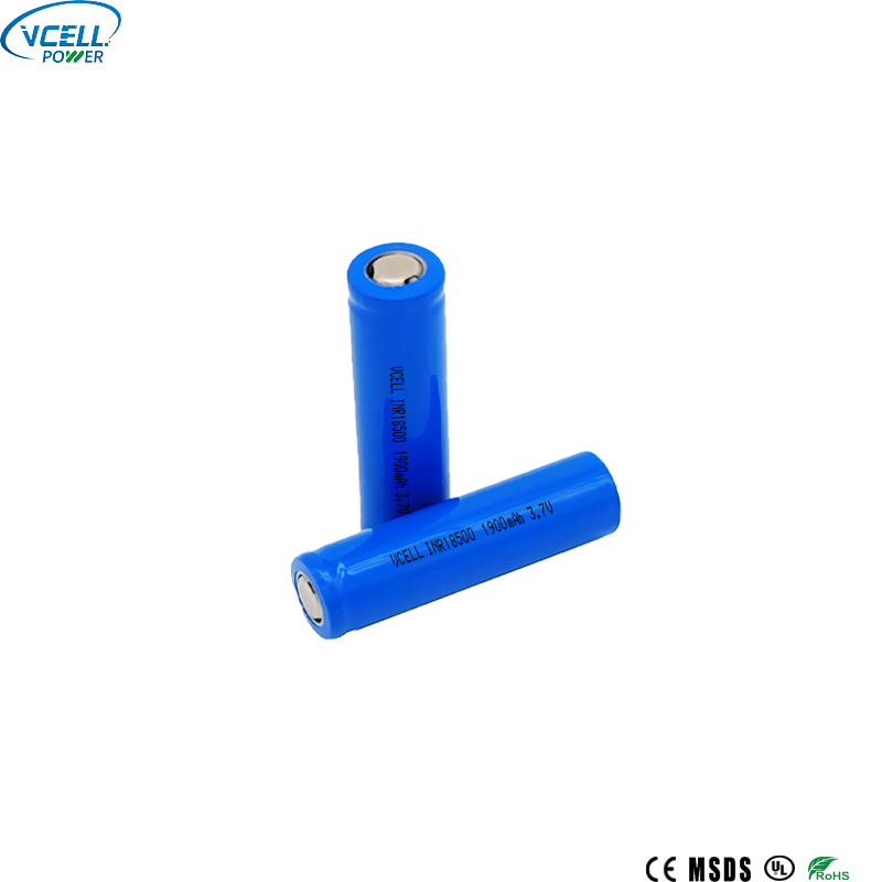 3.7V 1900mAh INR18500 Lithium Ion Battery