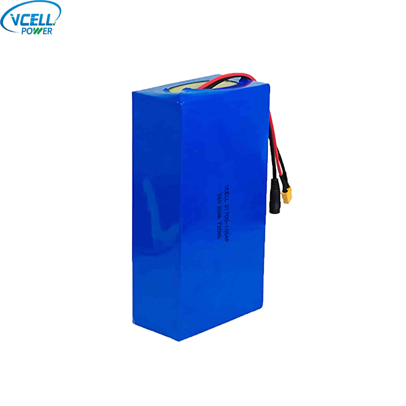 36V 20Ah Ebike Lithium Ion Battery Pack